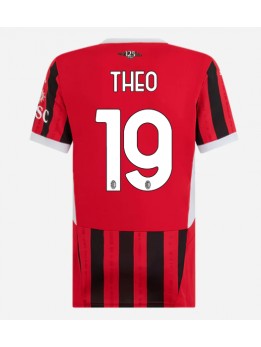 AC Milan Theo Hernandez #19 Zenski Domaci Dres 2024-25 Kratak Rukavima